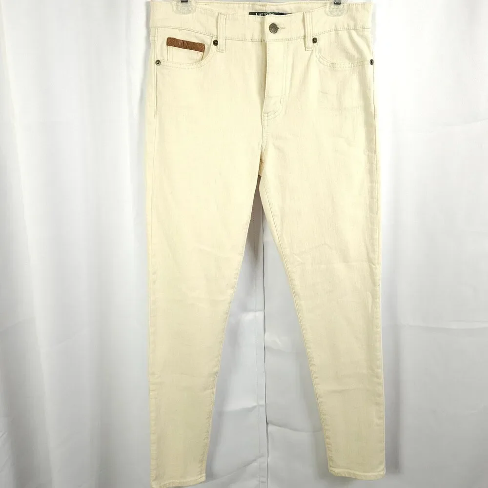 Lauren Ralph‎ Lauren Premier Skinny Ankle Jeans Women's 4 30x28.5
